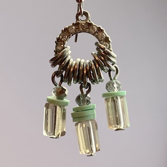 A pair of chandelier eccentric earrings very unusual - Picture 6 of 9